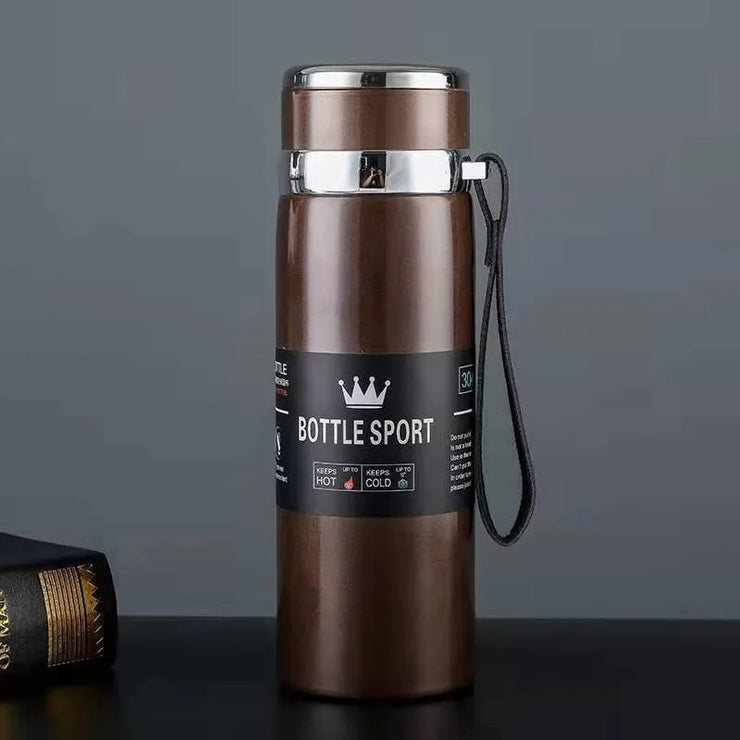 1L Thermal Water Bottle - Stainless Steel Vacuum Flask for Hot & Cold
